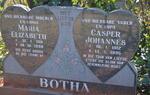 BOTHA Casper Johannes 1912-1995 & Maria Elizabeth 1911-1999