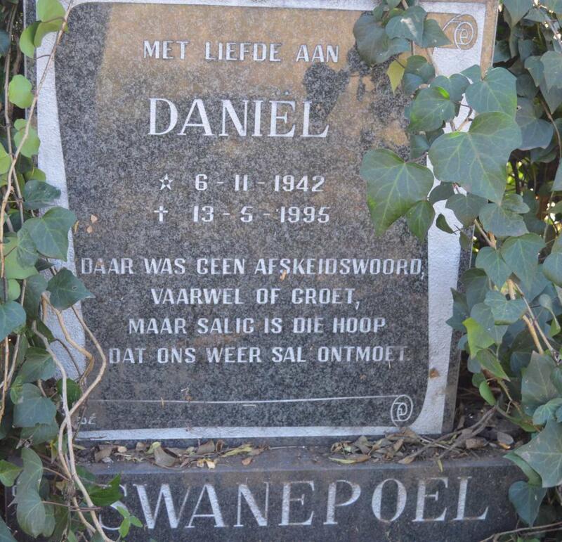 SWANEPOEL Daniël 1942-1995