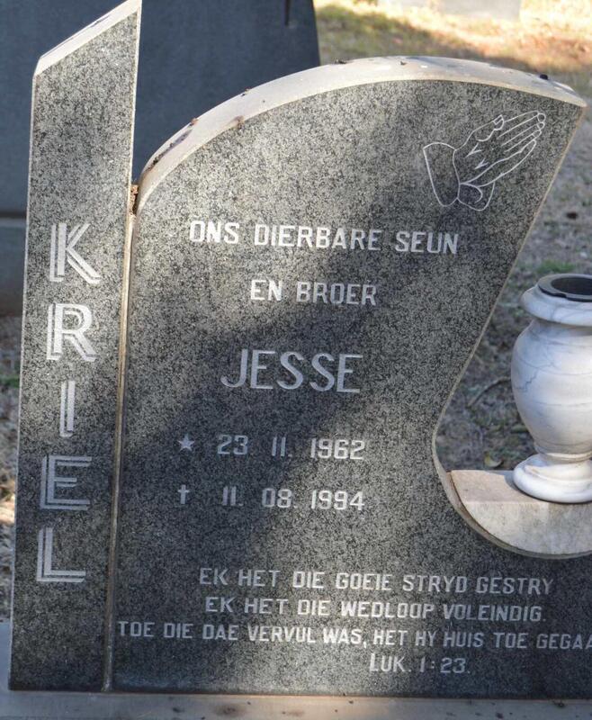 KRIEL Jesse 1962-1994