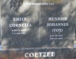 COETZEE Hendrik Johannes 1933-1996 & Emily Cornelia 1937-1994