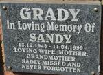 GRADY Sandy 1948-1999