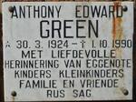 GREEN Anthony Edward 1924-1990
