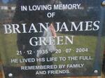 GREEN Brian James 1935-2004