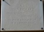 HALL John Richard 1916-1982