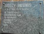 HEUNIS Solly 1916-1993