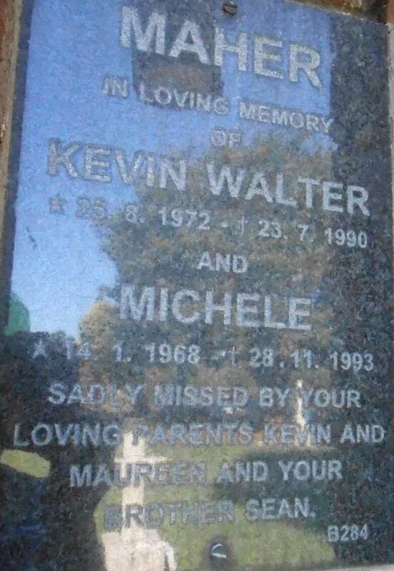 MAHER Michele 1968-1993 :: MAHER Kevin Walter 1972-1990