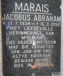 MARAIS Jacobus Abraham 1934-1992