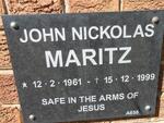MARITZ John Nickolas 1961-1999