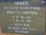 MORRIS Johanna Christina 1914-1994