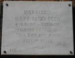 MORRISON Mary Elizabeth 1916-1981