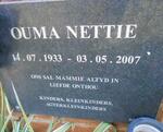 ? Nettie 1933-2007