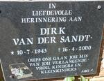 SANDT Dirk, van der 1943-2000