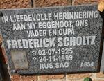 SCHOLTZ Frederick 1925-1999