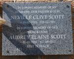 SCOTT Neville Clive 1933-1981 & Audrey Elaine 1935-2012