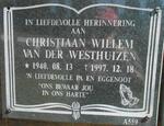 WESTHUIZEN Christiaan Willem, van der 1940-1997