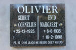 OLIVIER Gerrit Cornelius 1925- & Enid Margaret 1935-1998