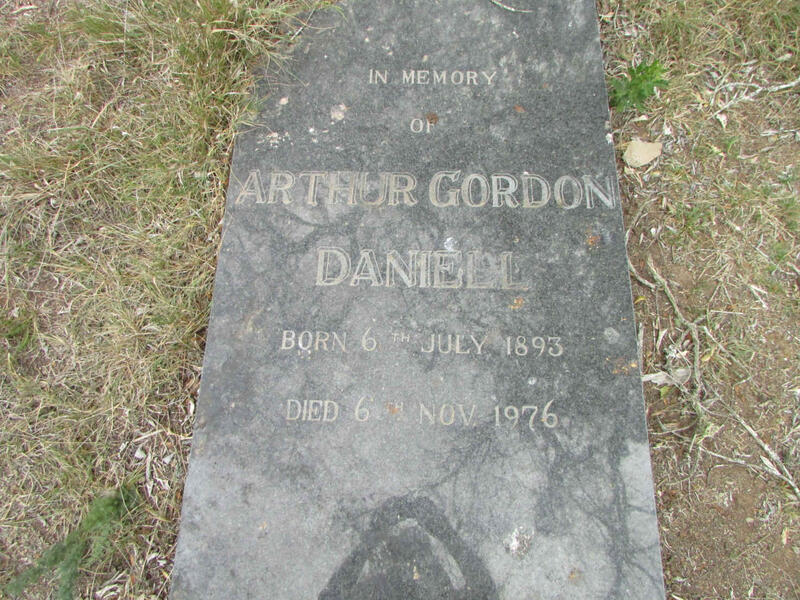 DANIELL Arthur Gordon 1893-1976