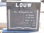 LOUW Jan A.G. 1910-1974
