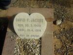 JACOBS David F. 1909-1916