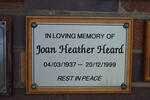 HEARD Joan Heather 1937-1999