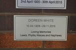 WHITE Doreen 1926-2015