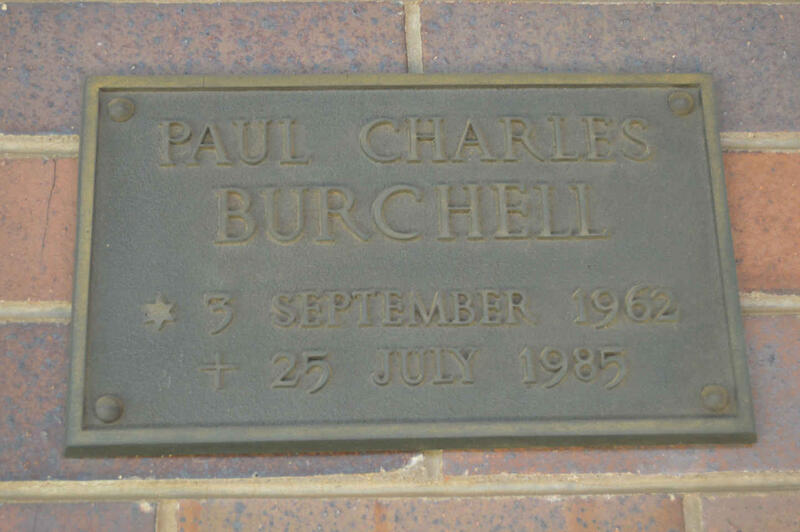 BURCHELL Paul Charles 1962-1985