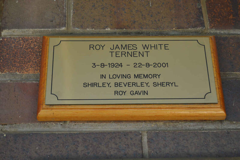 TERNENT Roy James White 1924-2001