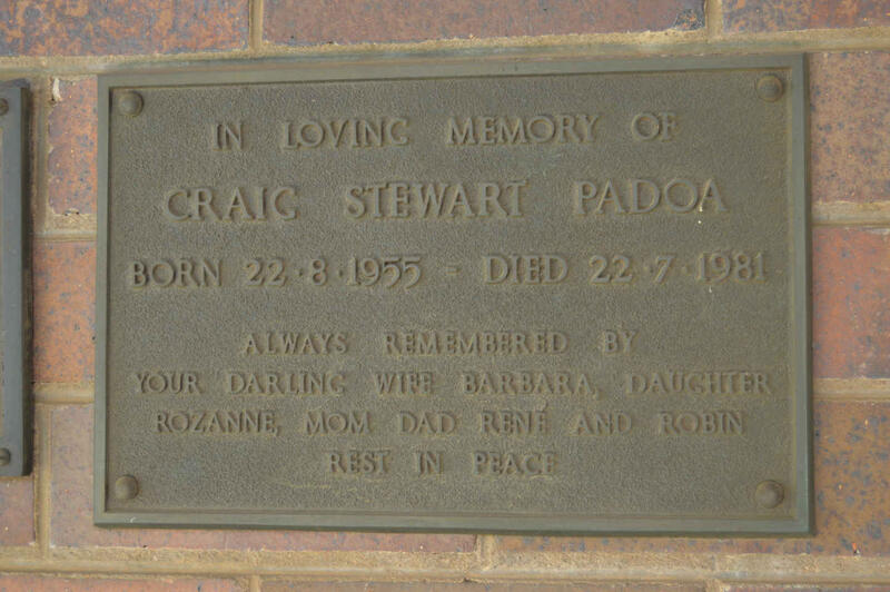 PADOA Craig Stewart 1955-1981