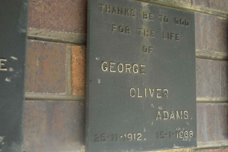 ADAMS George Oliver 1912-1968