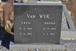 WYK Eben, van 1905-1975 & Hanna 1906-1977