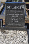 LANGE Louis, de 1911-1985 & Trudie 1927-