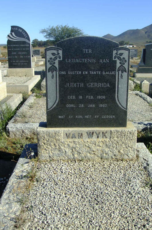 WYK Judith Gerrida, van 1906-1967