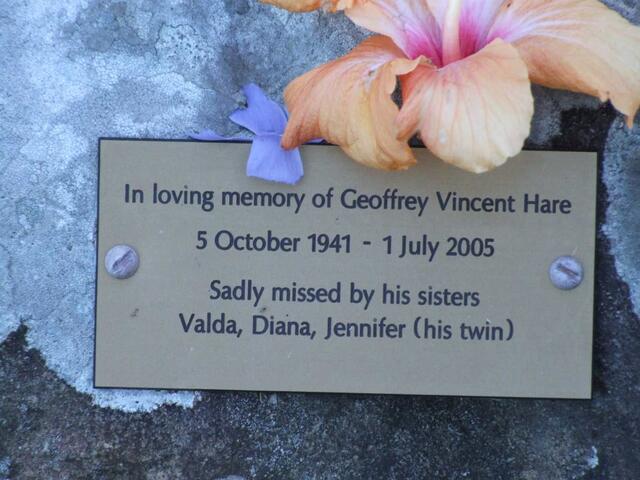 HARE Geoffrey Vincent 1941-2005