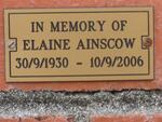 AINSCOW Elaine 1930-2006