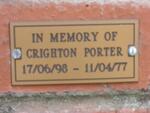 PORTER Crighton 1898-1977