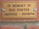 PORTER Iris 1902-1994