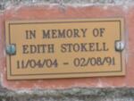 STOKELL Edith 1904-1991