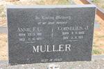 MULLER Cornelius J. 1889-1971 & Annie F.C. 1891-1971
