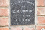 BRUWER Z.M. 1914-1987