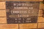 TRUTER Lambertus C.J. 1919-2004