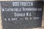 OOSTHUIZEN Schalk W.A. 1934-2006