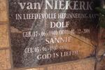 NIEKERK Dolf, van 1940-2008 & Sannie 1937-
