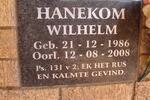 HANEKOM Wilhelm 1986-2008