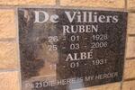 VILLIERS Ruben, de 1928-2006 & Albe 1931-