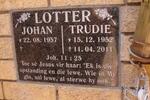 LOTTER Johan 1957- & Trudie 1952-2011