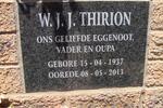 THIRION W.J.J. 1937-2013