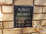 ETSEBETH Albert Jacobus 1923-2005