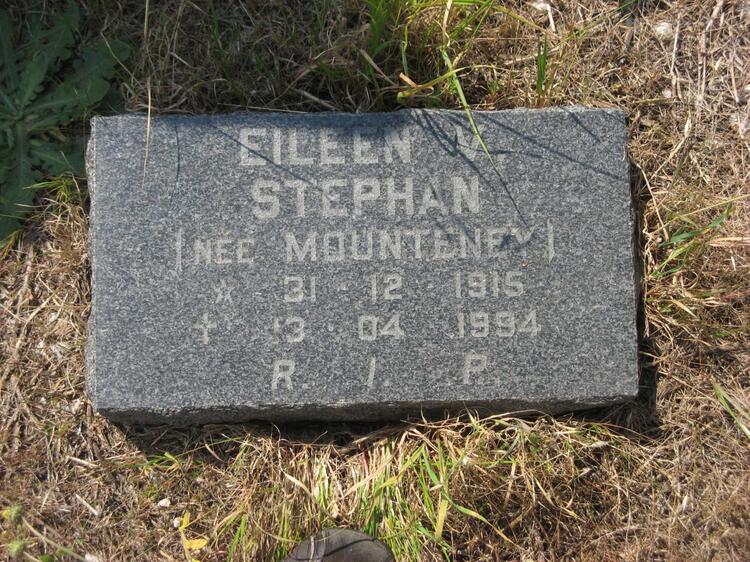 STEPHAN Eileen V. nee MOUNTENEY 1915-1994