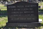 STEYN Hendrik Pieter Marthinus 1886-1963 & Zerilda MINNAAR 1892-1963