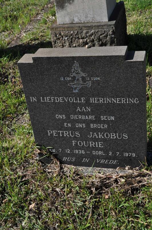 FOURIE Petrus Jakobus 1936-1979